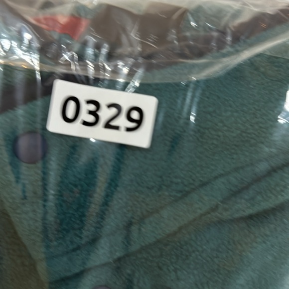 Patagonia Synchilla Snap T Mens Two Tone Green Pullover Fleece Sweater Size Sm - Picture 9 of 9